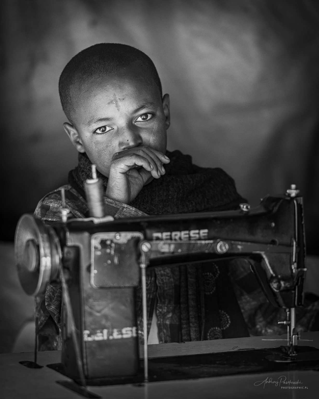 Portret chłopca Etiopia