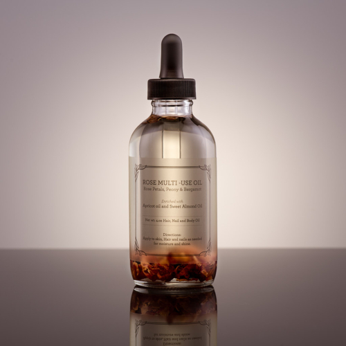 Fotografia produktowa - olejek różany